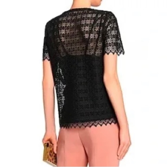 Sandro Alys Black Lace Blouse - Picture 6 of 8